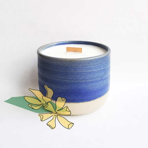 Bougie parfumée artisanale Ylang-Ylang - 30h – Image 2
