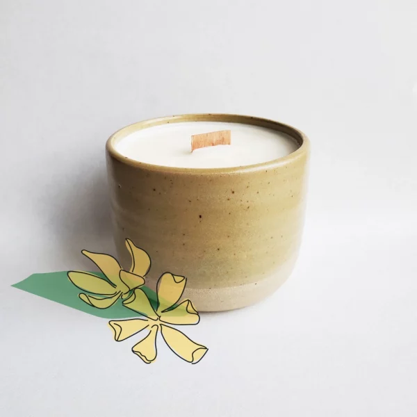 Bougie parfumée artisanale Ylang-Ylang - 30h – Image 3