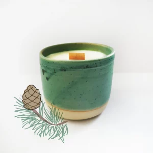 Bougie parfumée artisanale Cèdre de l'atlas - 30h