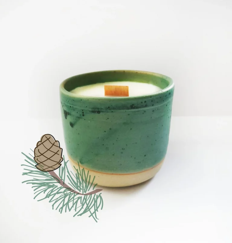 Bougie parfumée artisanale Cèdre de l'atlas - 30h