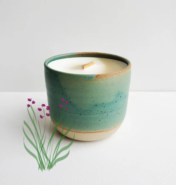 Bougie parfumée artisanale Palmarosa - 30h – Image 2