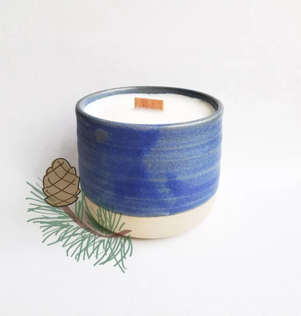Bougie parfumée artisanale Cèdre de l'atlas - 30h – Image 3