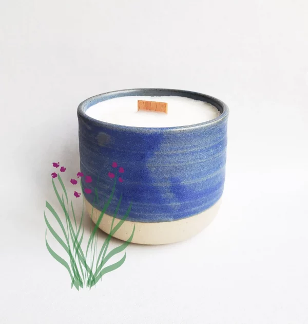 Bougie parfumée artisanale Palmarosa - 30h