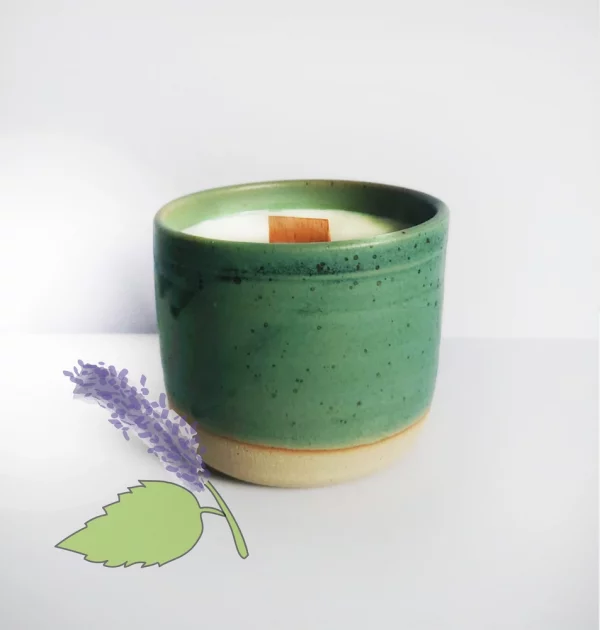 Bougie parfumée artisanale Lavandin - 30h – Image 2