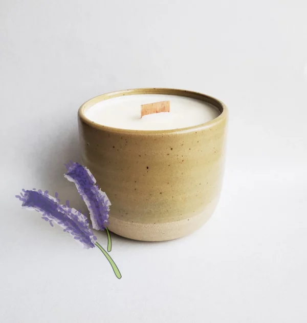 Bougie parfumée artisanale Lavandin - 30h – Image 3