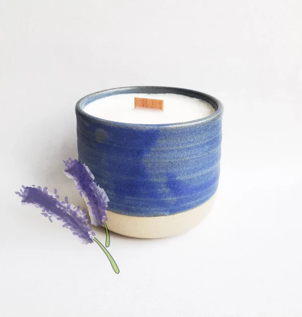 Bougie parfumée artisanale Lavandin - 30h