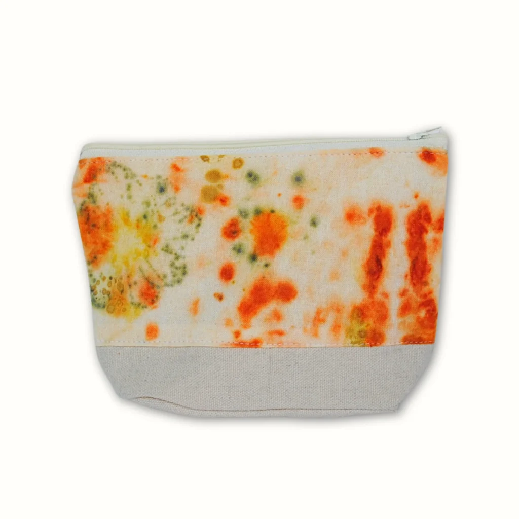 Petite pochette en tissu 18×15 – Ecoprint