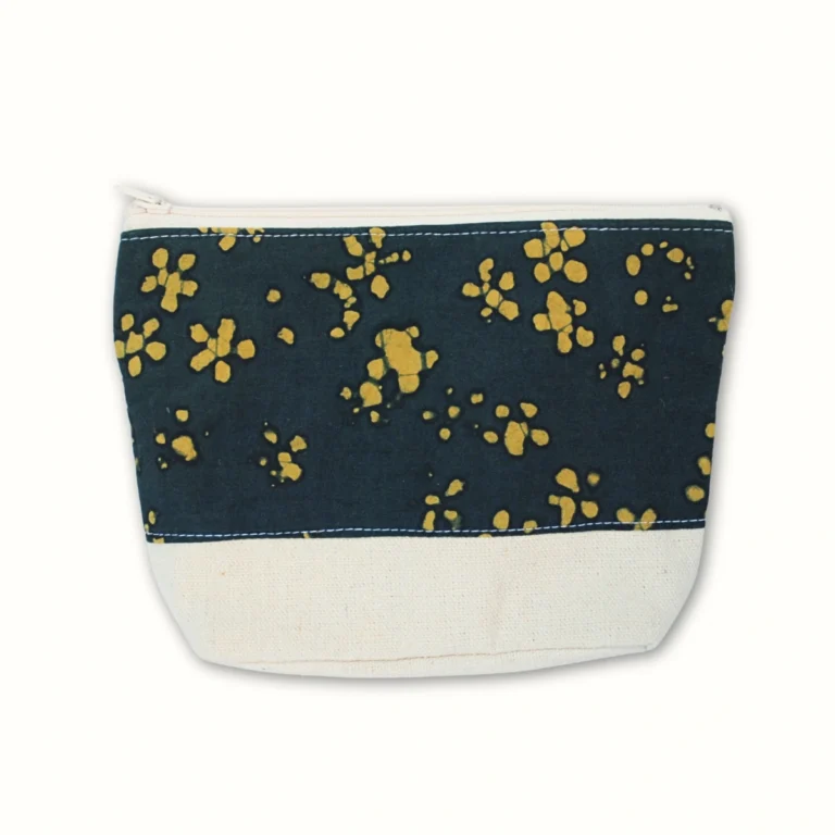 Petite pochette en tissu 18x15 - Dabu fleurs