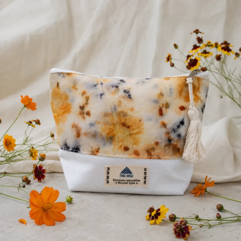 Petite pochette en tissu 18×15 – écoprint