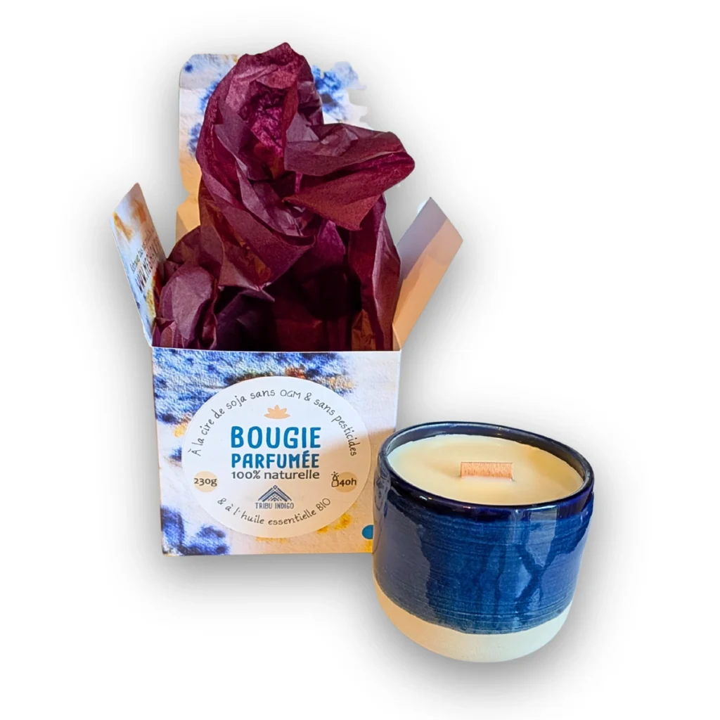 Bougie parfumée artisanale Cèdre d’Atlas 40h