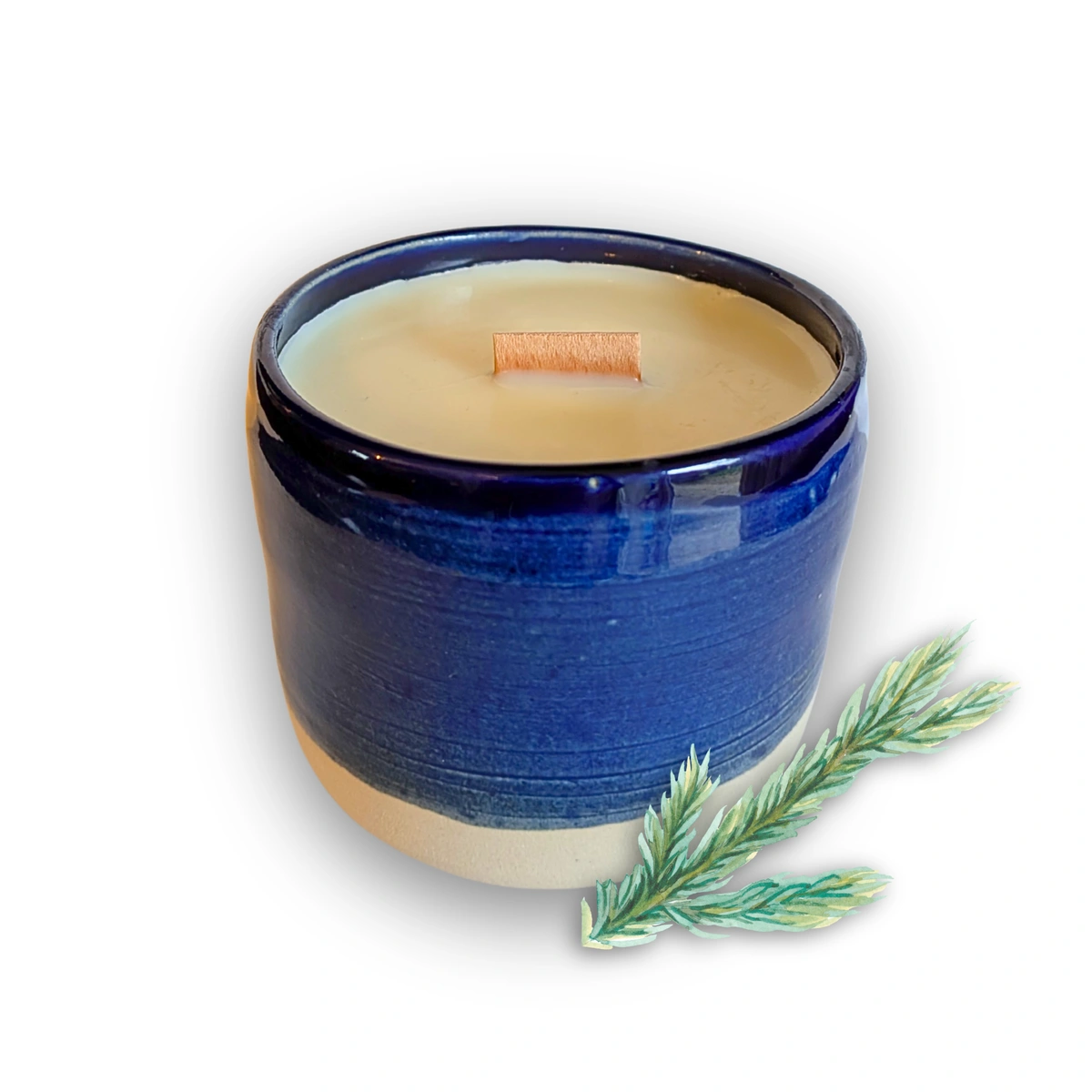 Bougie parfumée artisanale Pin Sylvestre 40h