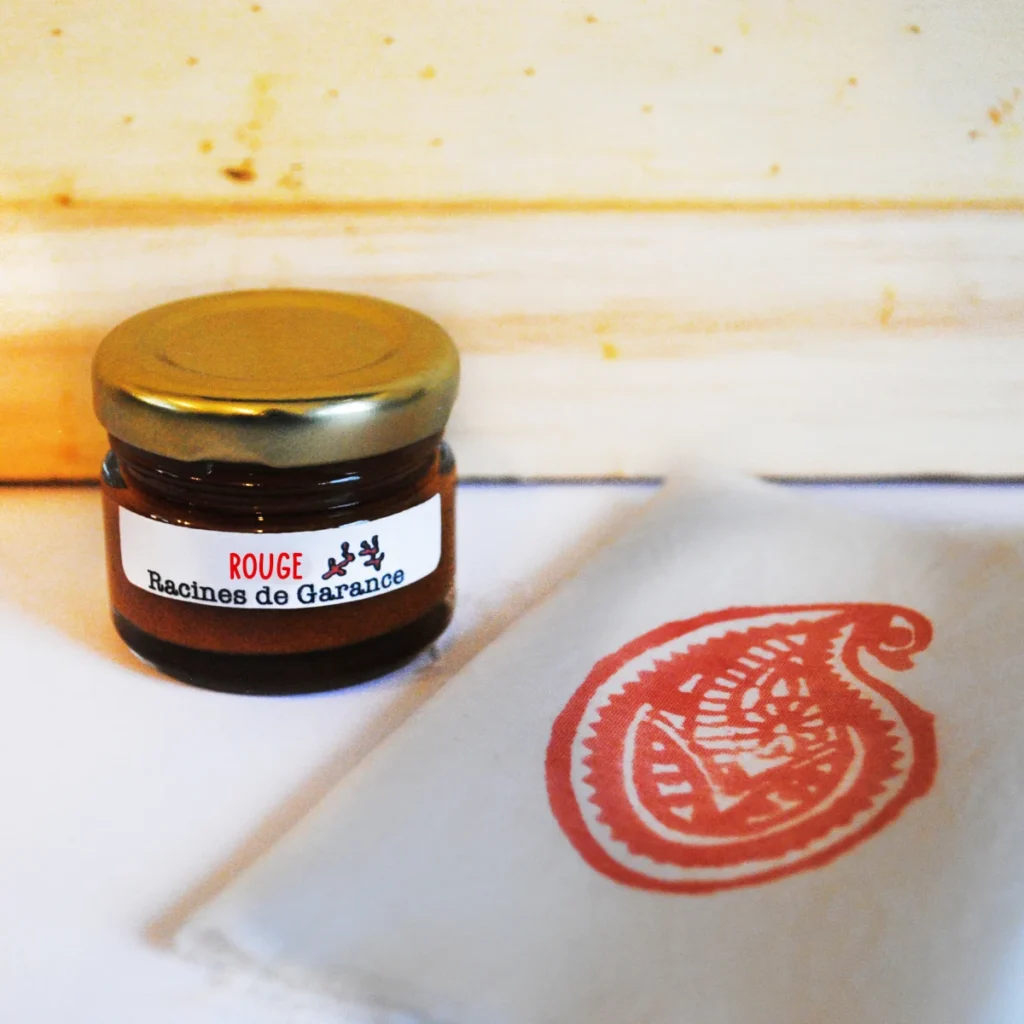 Teinture naturelle textile – Rouge 30ml