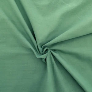 Tissu au mètre coton bio tissé Vert 120g/m²