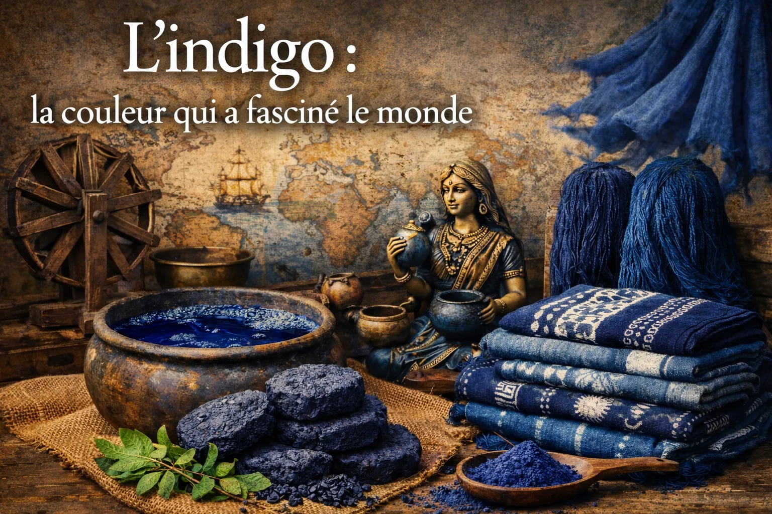 teinture-naturelle-indigo-histoire teinture naturelle indigo 6000 ans d'histoire
