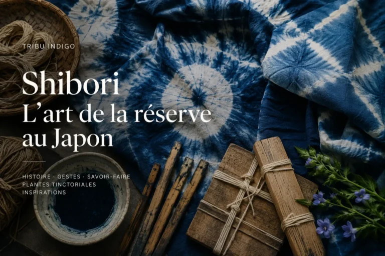 Shibori japonais : quand le tissu se souvient