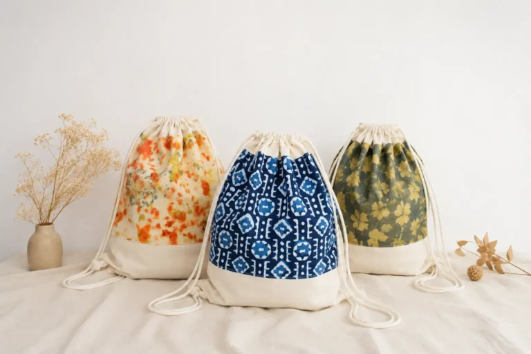 Sacs à dos en teinture naturelle
