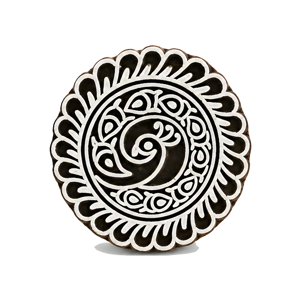 Tampon en bois spirale 7,5 cm
